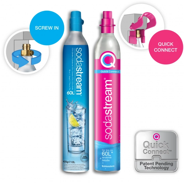 Sodadrinks.lv - SodaStream - 2 Different Cylinders