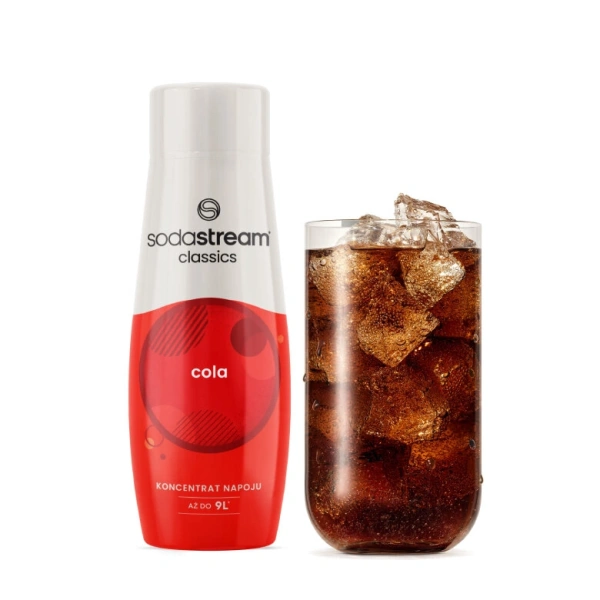 Sodadrinks Cola 440 ml in glass