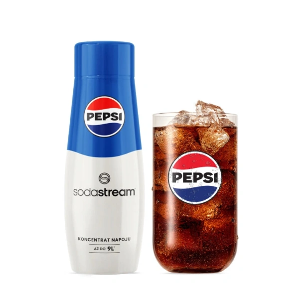 Sodadrinks Pepsi 440 ml in glass